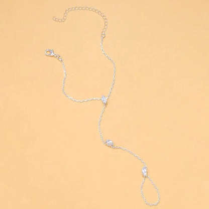 Bling Thin Chain Hand Bracelet