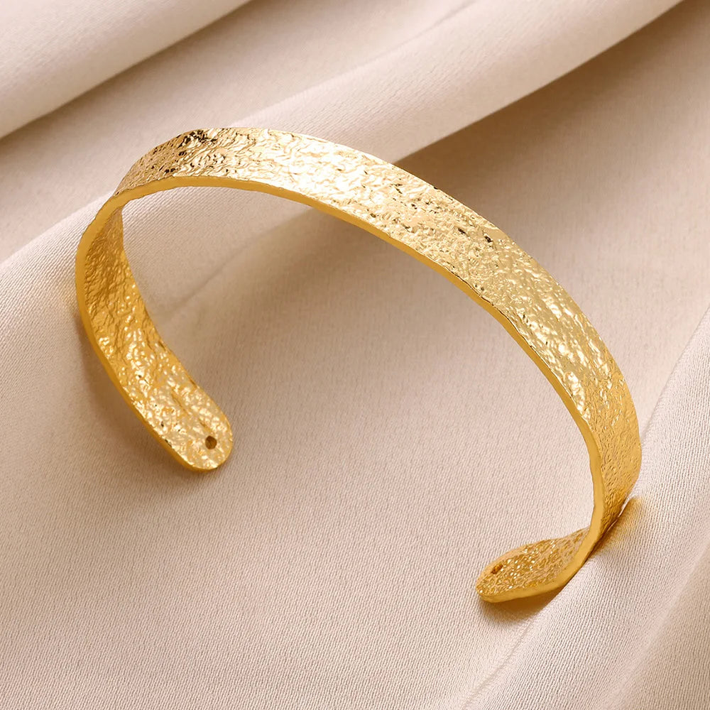Luxury Gold Irregular Bangle