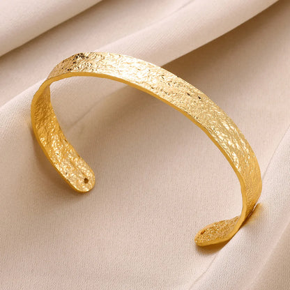 Luxury Gold Irregular Bangle