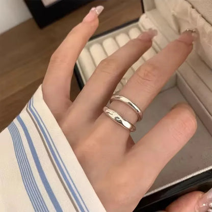 Vintage Geometric Charm Ring