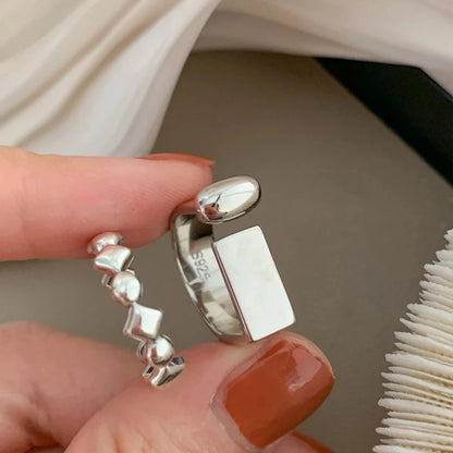 Celeste Double Wave Silver Ring