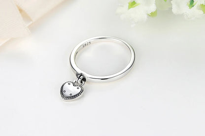 Crystal Love Crown Ring