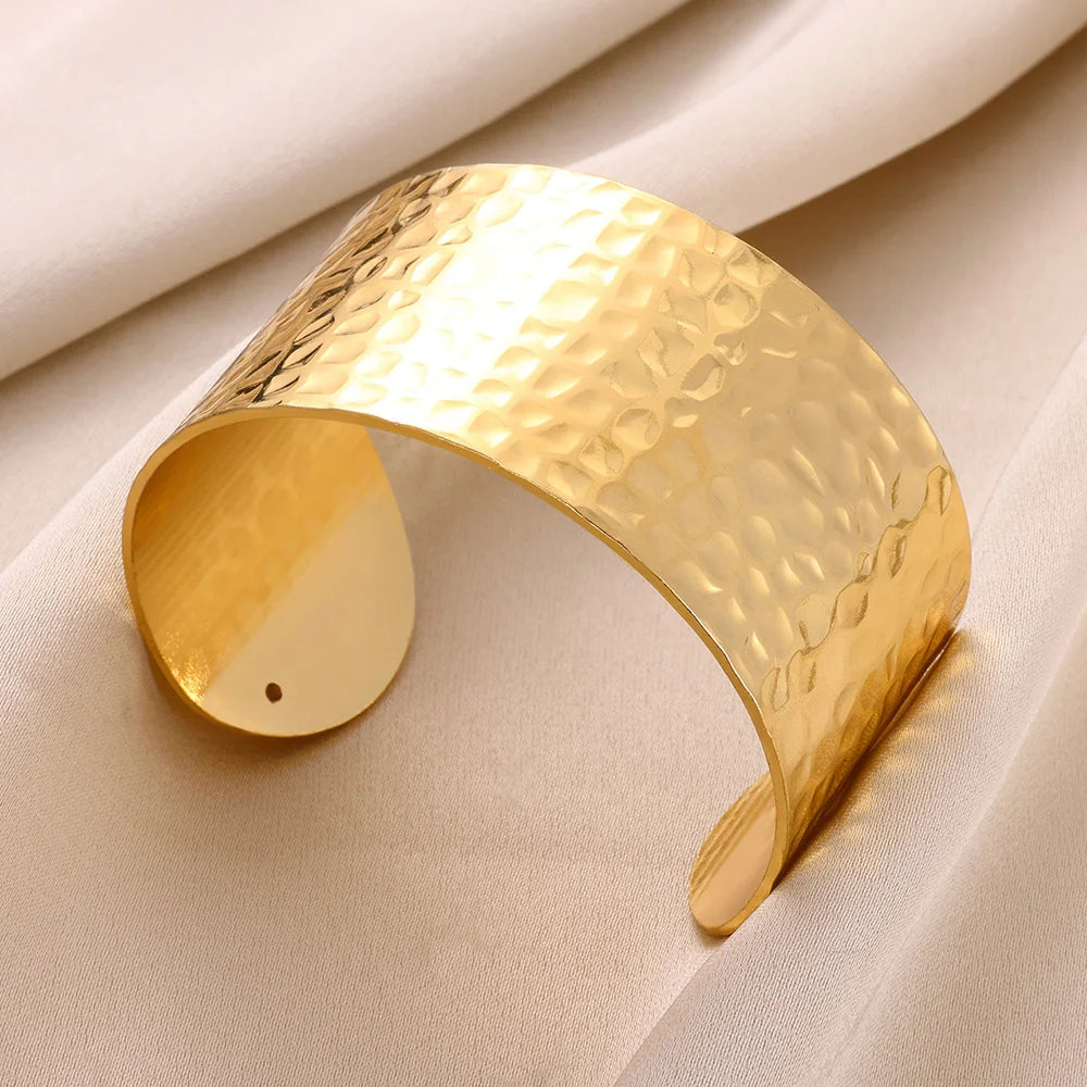 Luxury Gold Irregular Bangle