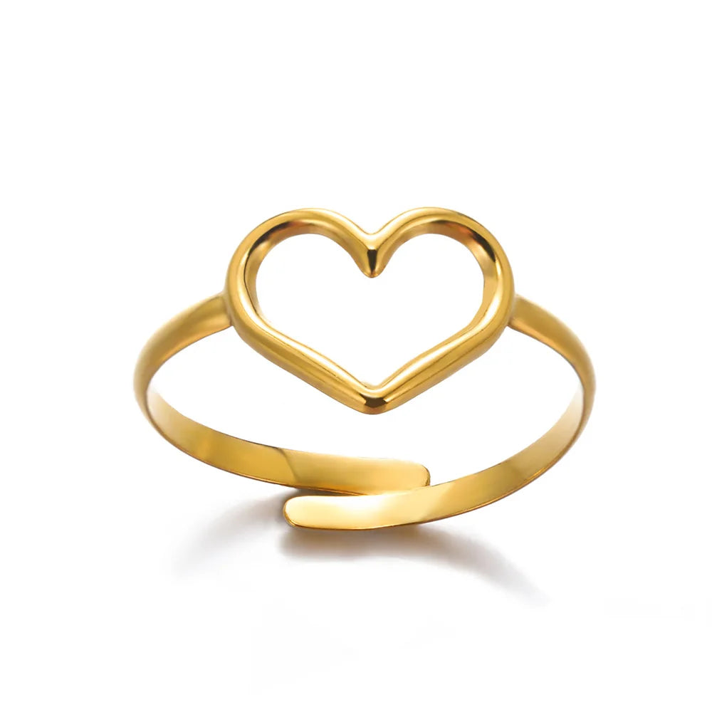 Golden Edge Open Ring