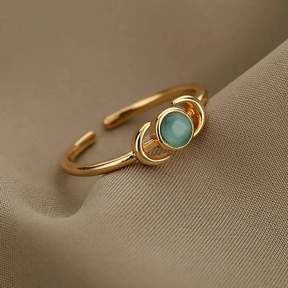Ethereal Opal Flower Ring