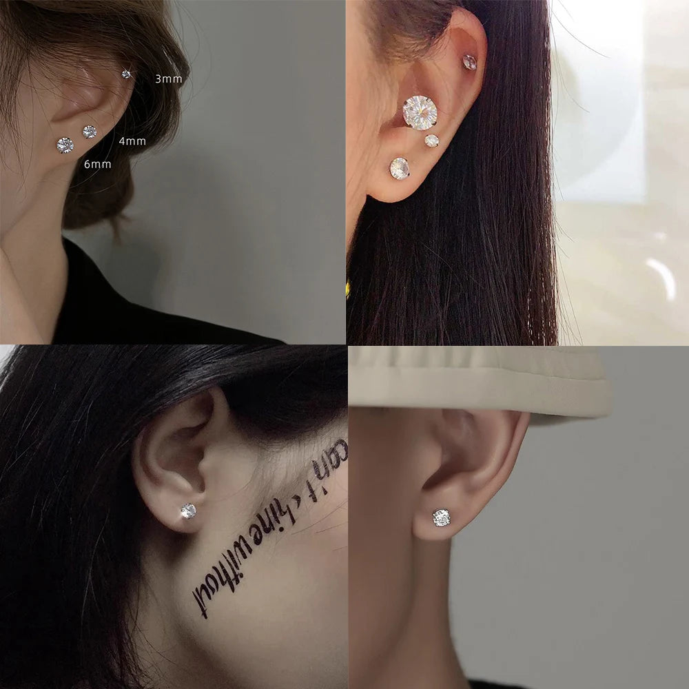 Celeste Crystal Prong Studs
