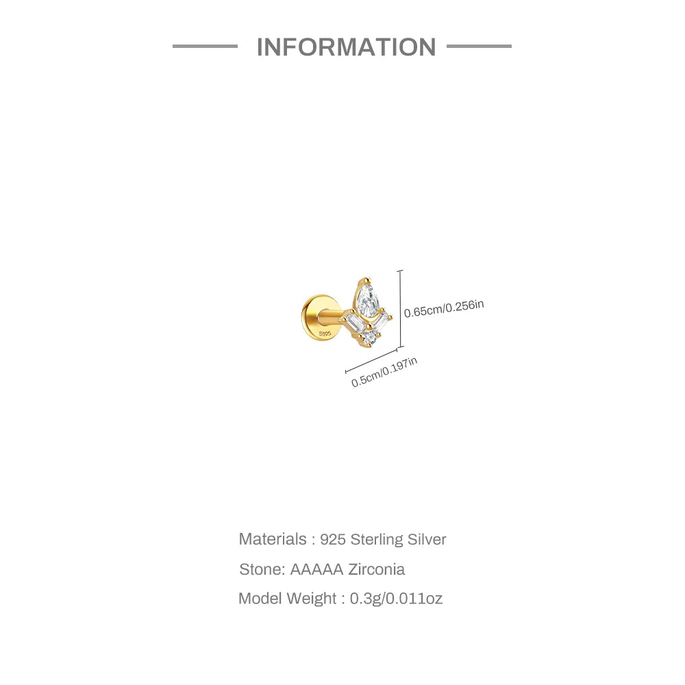 Celeste Moonstar Tassel Stud