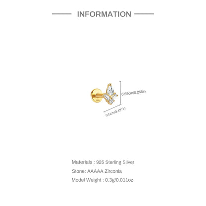 Celeste Moonstar Tassel Stud