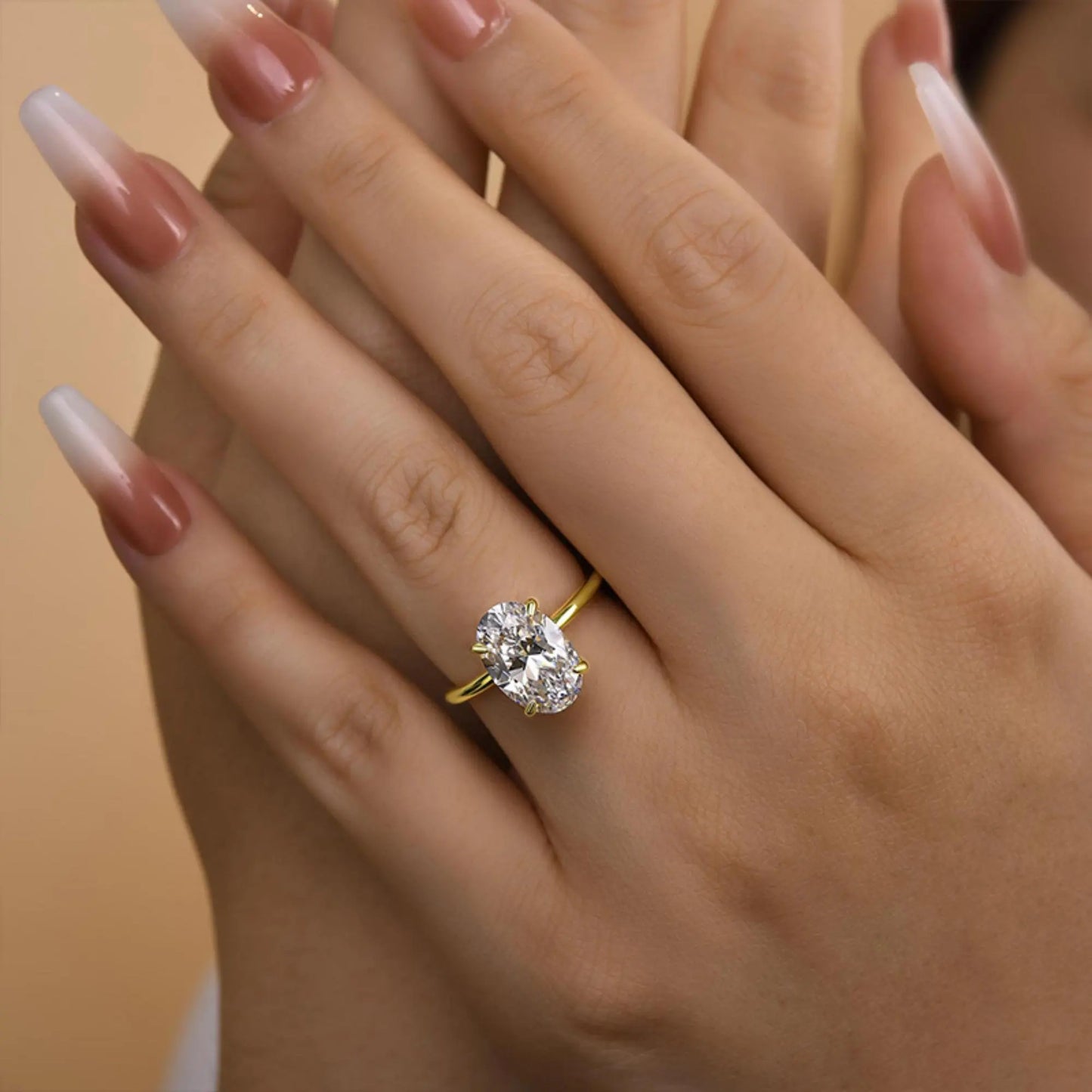 Luxury Sterling Zircon Promise Ring