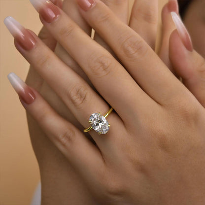 Luxury Sterling Zircon Promise Ring
