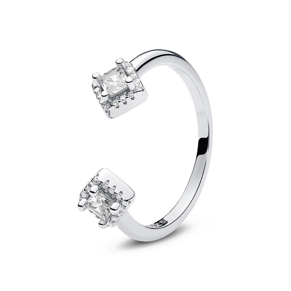 Crystal Love Crown Ring