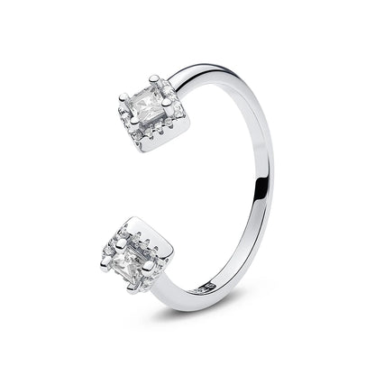 Crystal Love Crown Ring