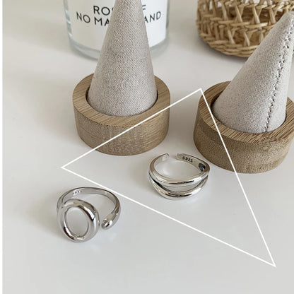 Vintage Geometric Charm Ring