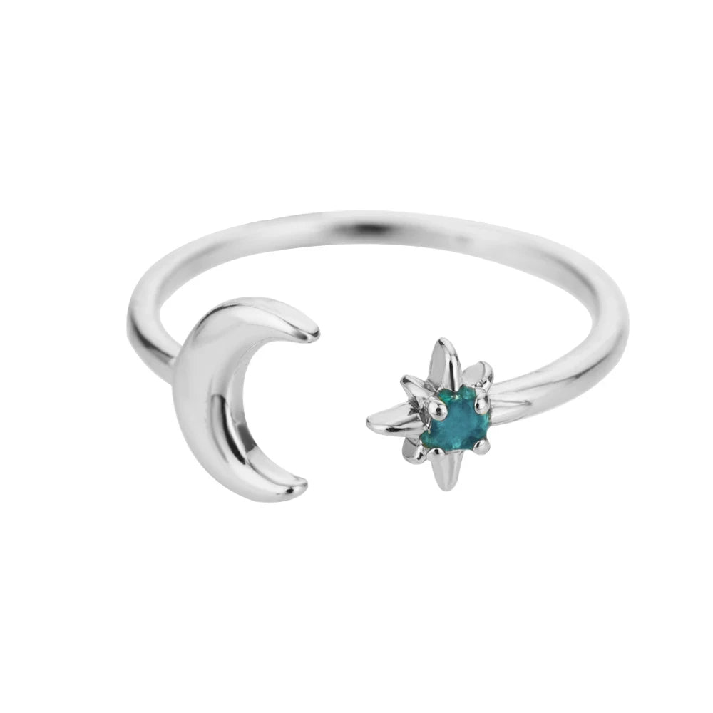 Ethereal Opal Flower Ring