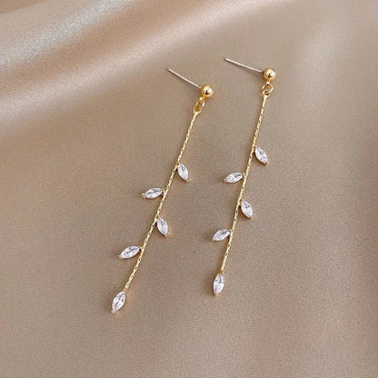 Celeste Golden Leaf Earrings