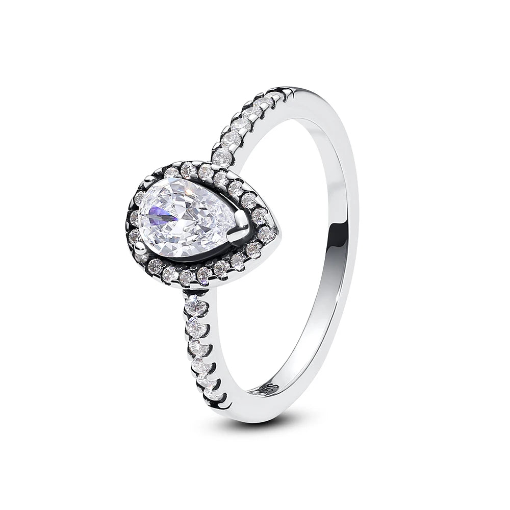 Crystal Love Crown Ring