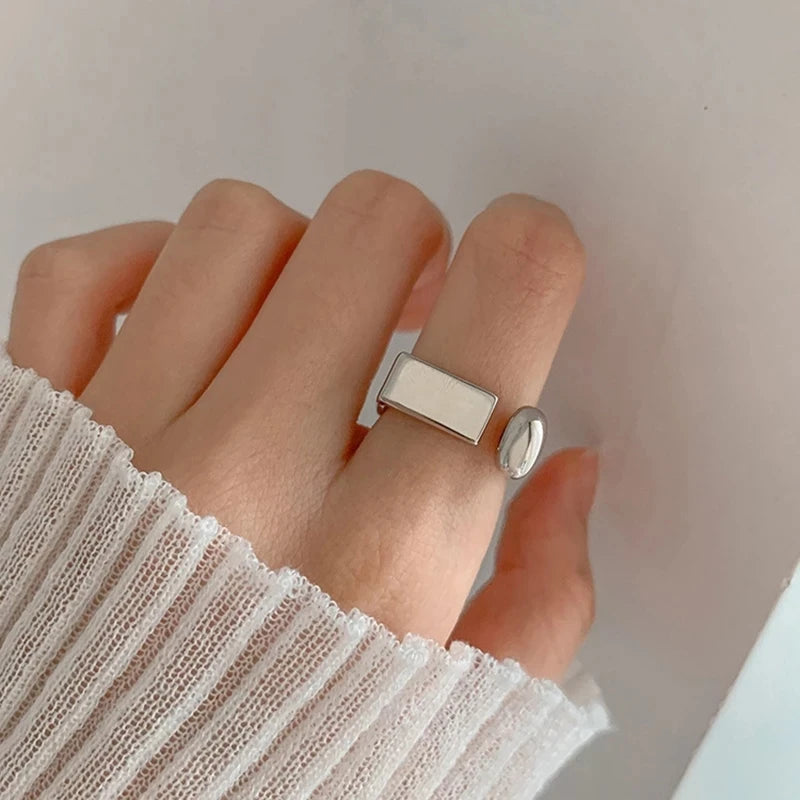 Celeste Double Wave Silver Ring