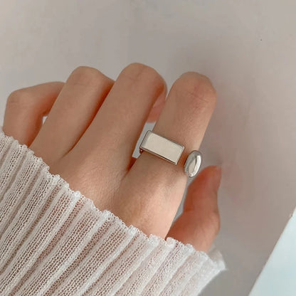 Celeste Double Wave Silver Ring