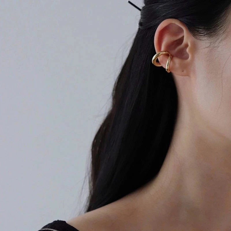 Celeste Double Circle Ear Cuff