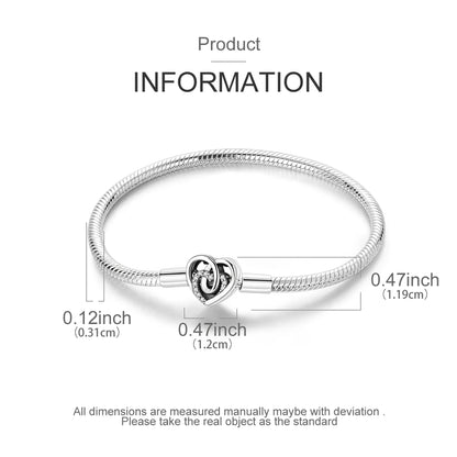 Holy Mother Heart Charm Bracelet