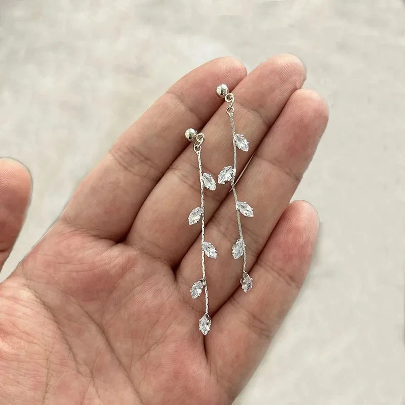 Celeste Golden Leaf Earrings