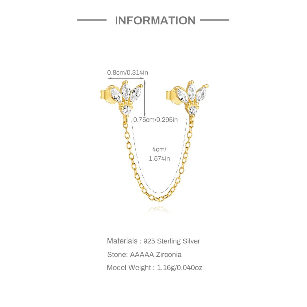 Celeste Moonstar Tassel Stud