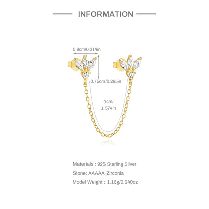 Celeste Moonstar Tassel Stud