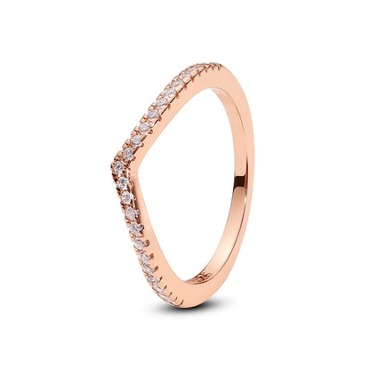Crystal Love Crown Ring