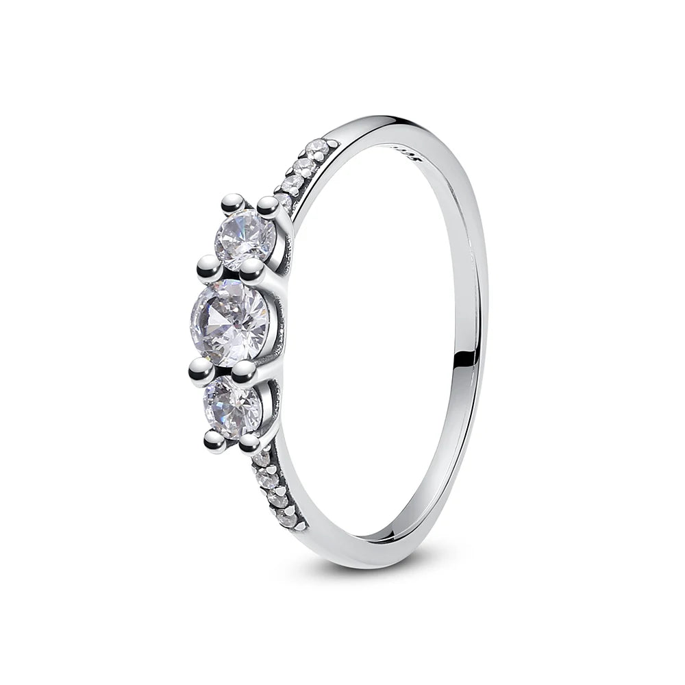 Crystal Love Crown Ring