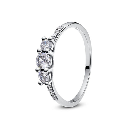 Crystal Love Crown Ring