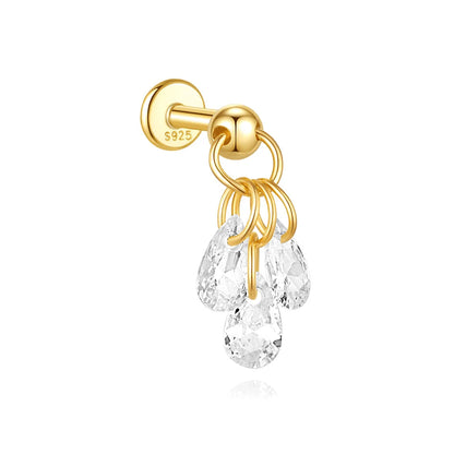 Celeste Moonstar Tassel Stud