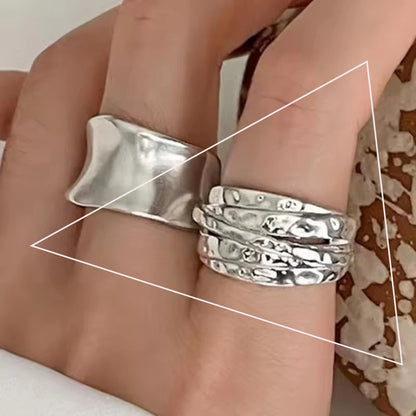 Retro Floral Sterling Ring