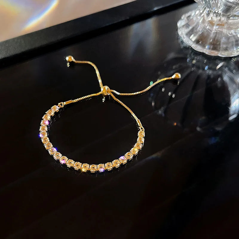 Celeste Gold Rhinestone Bracelet