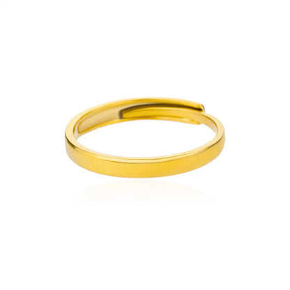 Golden Edge Open Ring