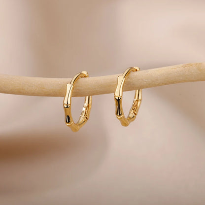 Celeste Star Hoop Earrings