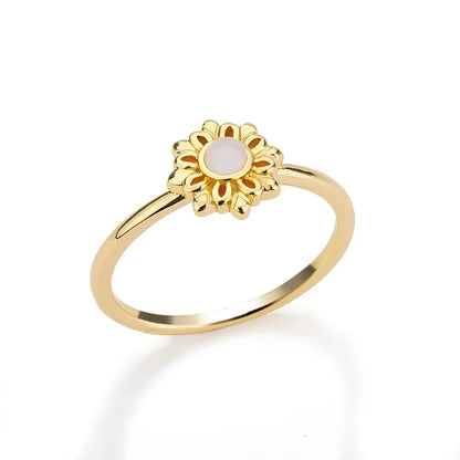 Ethereal Opal Flower Ring