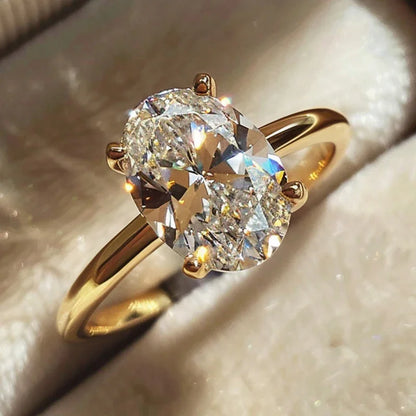 Luxury Sterling Zircon Promise Ring
