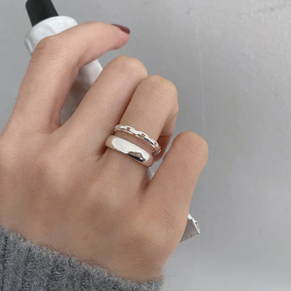 Vintage Geometric Charm Ring