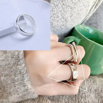 Vintage Geometric Charm Ring