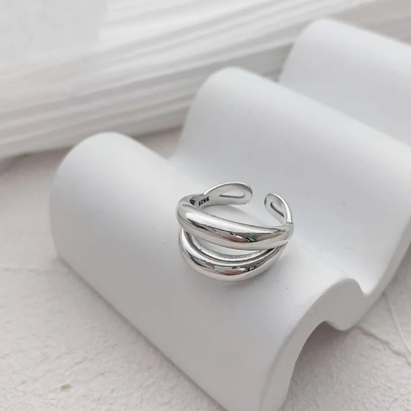 Vintage Geometric Charm Ring