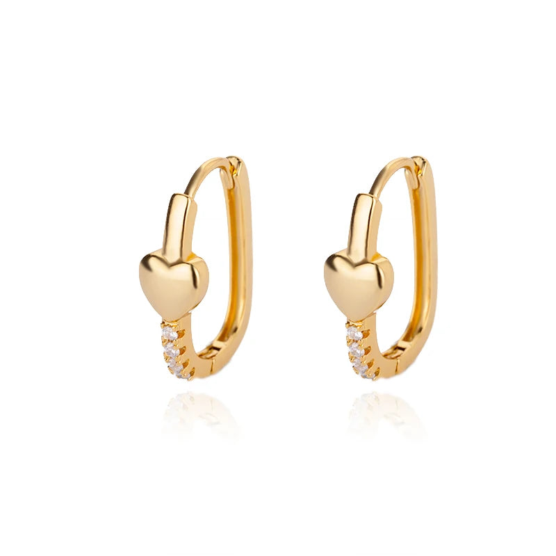 Celeste Star Hoop Earrings