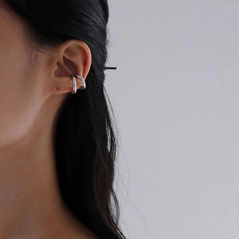 Celeste Double Circle Ear Cuff