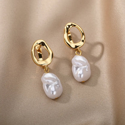 Celeste Heart Hoop Earrings