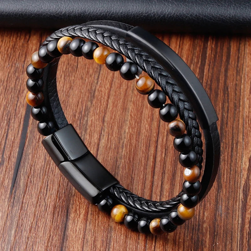 Magnetic Buckle Rope Bracelet