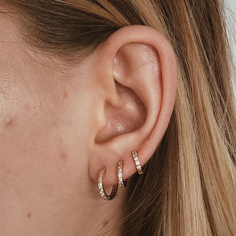 Aurelia Crystal Hoops