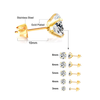 Celeste Crystal Prong Studs