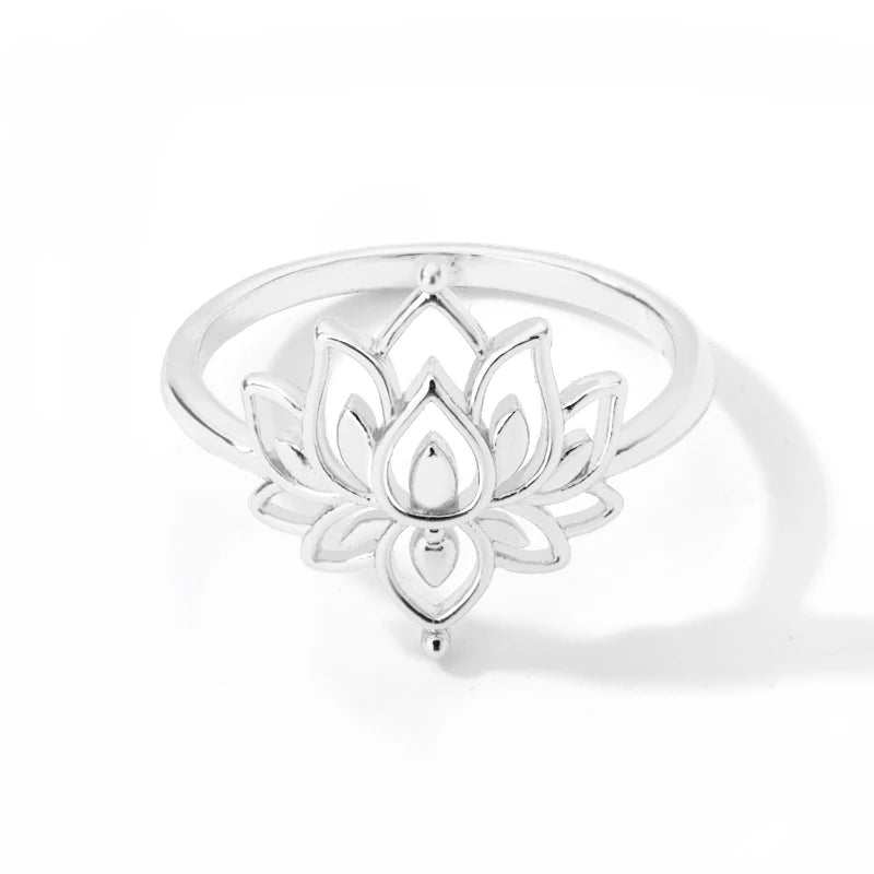 Ethereal Opal Flower Ring