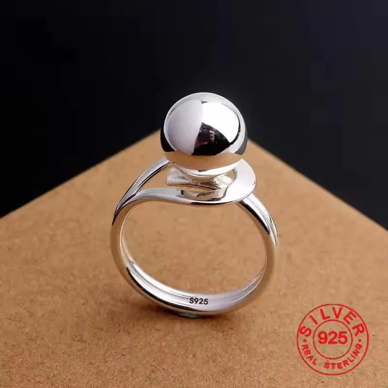 Vintage Geometric Charm Ring