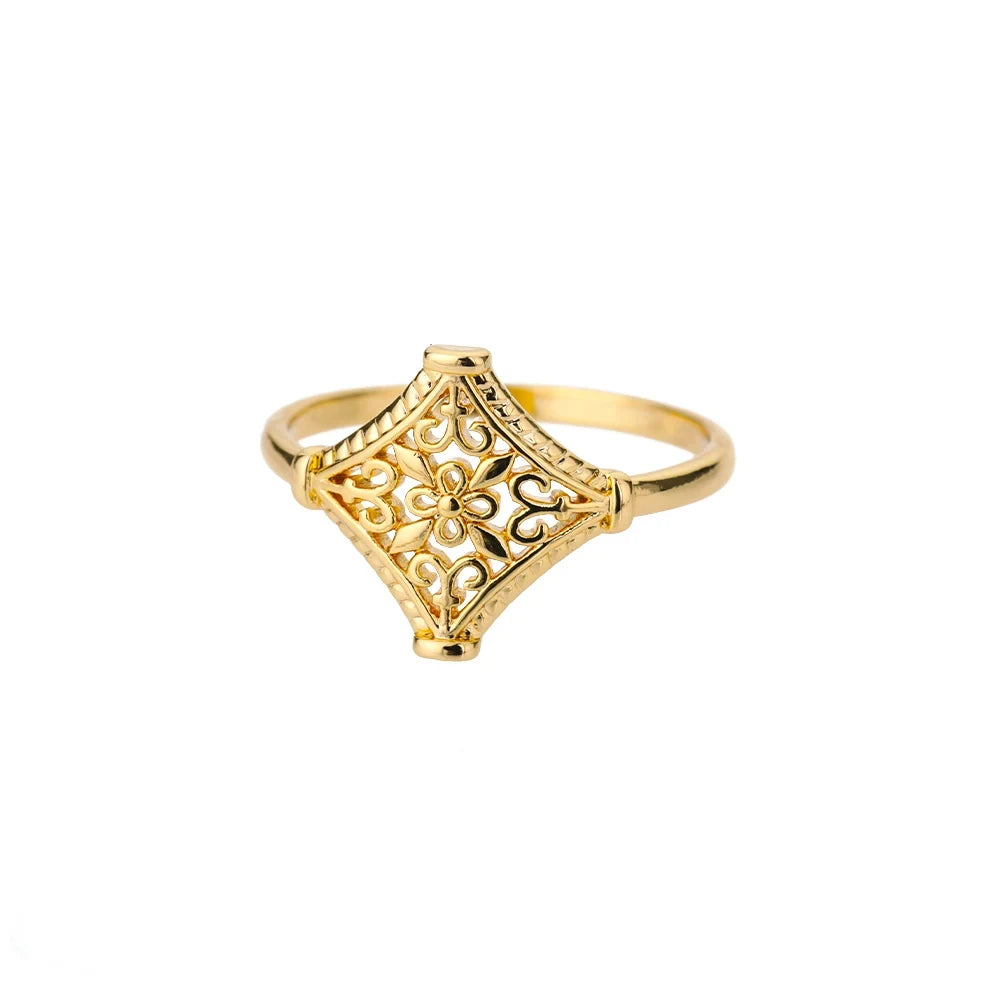Ethereal Opal Flower Ring