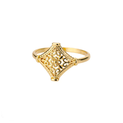 Ethereal Opal Flower Ring